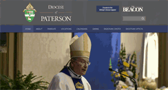 Desktop Screenshot of patersondiocese.org